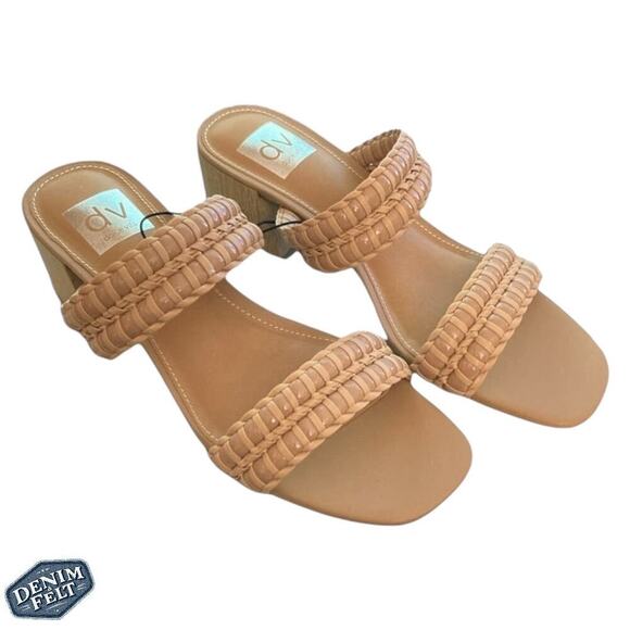 DV by Dolce Vita Womens Santana Camel Brown/Tan Heel Strap Sandal | NEW!! - Picture 5 of 15